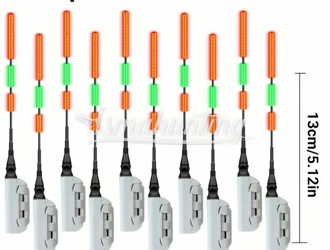 Glowing rod-tip bite indicator