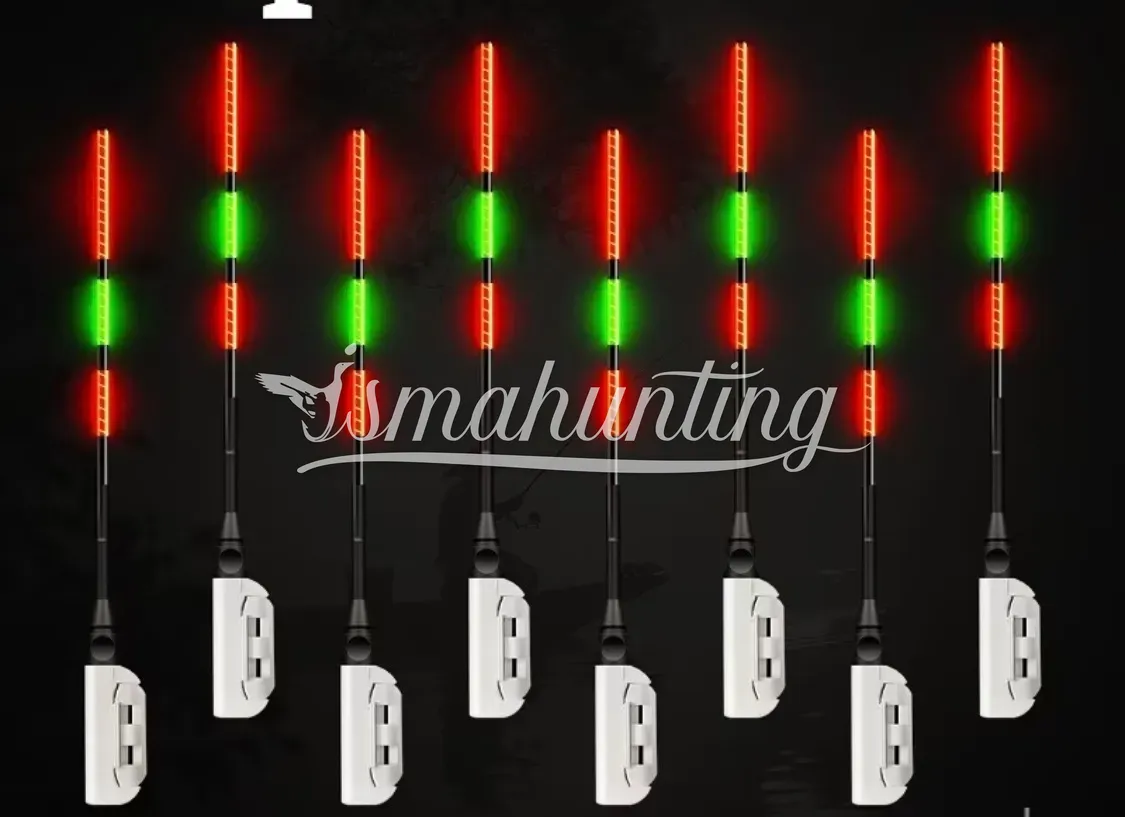 Glowing rod-tip bite indicator
