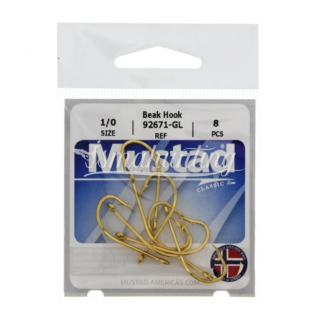 Qarmaq Mustad Beak (əyri) No1/0