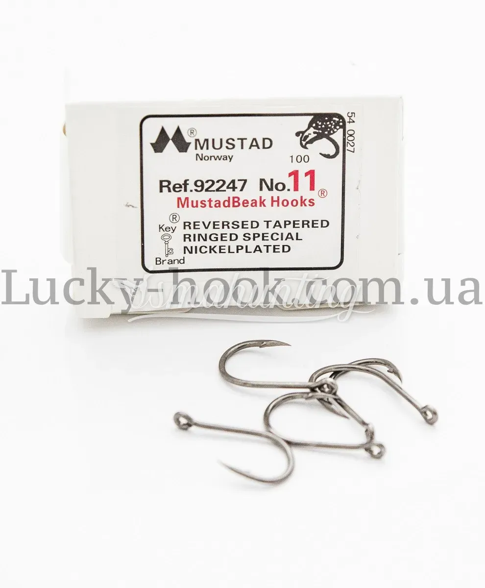 Крючки Mustad, 100 шт. в коробке (длинные) №11