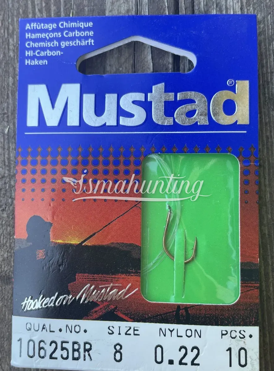 Крючки Mustad, 100 шт. в коробке (длинные) №2