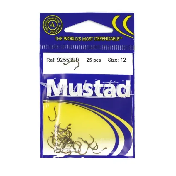 Крючок Mustad Sharpest&Strongest (синий) №14