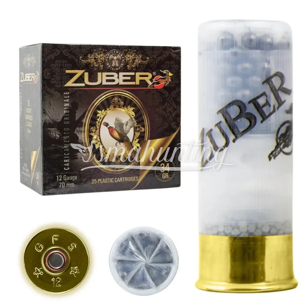 Патрон Zuber 12 кал. №4 34 г